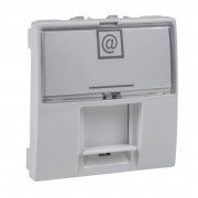 Компьютерная розетка Schneider Electric Unica RJ45 категория 6 UTP 2 модуля белый MGU3.415.18