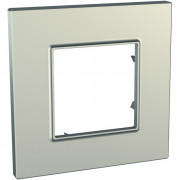 Рамка 1-постовая Schneider Electric Unica Quadro титановый MGU6.702.57