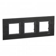 Рамка 3-постова Schneider Electric Unica Class чорний камінь MGU68.006.7Z1