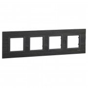 Рамка 4-постовая Schneider Electric Unica Class черный камень MGU68.008.7Z1