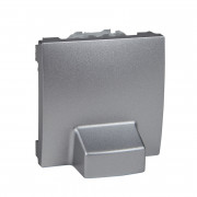 Кабельный вывод Schneider Electric Unica 2 модуля алюминий MGU3.862.30