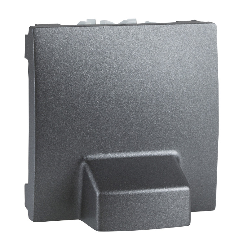 Кабельный вывод Schneider Electric Unica 2 модуля графит MGU3.862.12