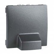 Кабельный вывод Schneider Electric Unica 2 модуля графит MGU3.862.12