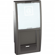 Накладка для коннекторов Schneider Electric Unica RJ45 1 модуль графит MGU9.461.12