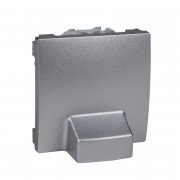 Кабельный вывод Schneider Electric Unica 2 модуля алюминий MGU3.862.30