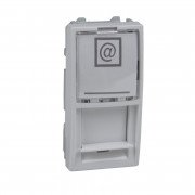 Накладка для коннекторов Schneider Electric Unica RJ45 1 модуль белый MGU9.461.18