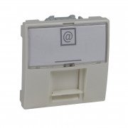 Накладка для коннекторов Schneider Electric Unica RJ45 2 модуля слоновая кость MGU9.460.25