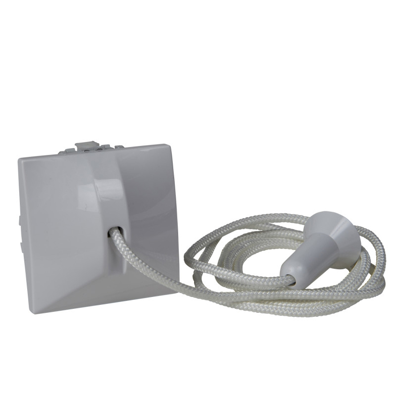 Вимикач Schneider Electric Unica кнопковий зі шнурком білий MGU3.226.18