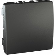 Заглушка Schneider Electric Unica 2 модуля пластик графит MGU9.866.12