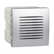 Дзвінок електронний Schneider Electric Unica 2 модуля алюміній MGU3.786.30