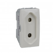 Розетка Schneider Electric Unica с защитными шторками 10А слоновая кость MGU3.031.25