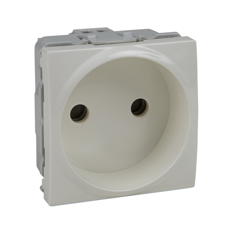 Розетка Schneider Electric Unica с защитными шторками 16А слоновая кость MGU3.033.25