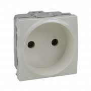 Розетка Schneider Electric Unica с защитными шторками 16А слоновая кость MGU3.033.25