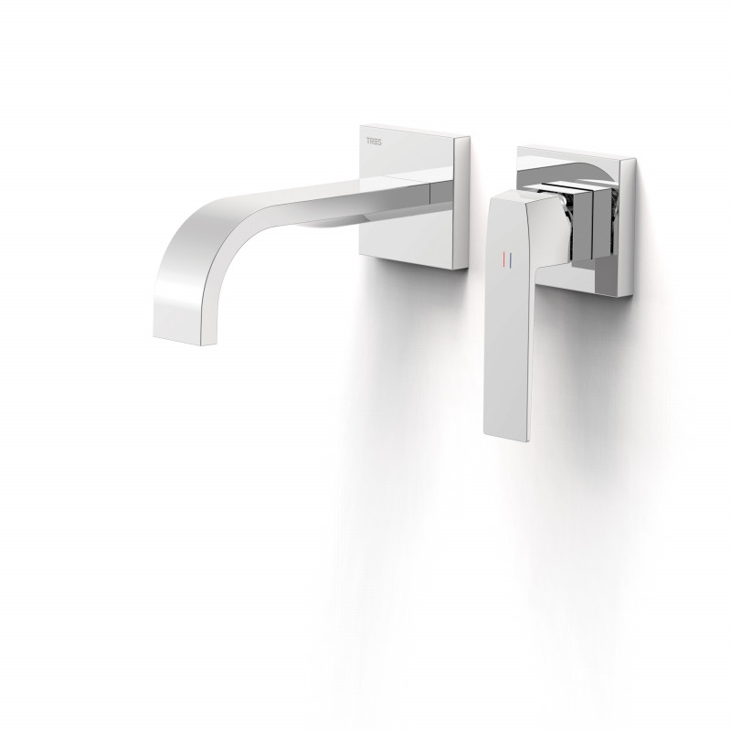 Змішувач для раковини Tres Slim Exclusive настінний одноважільний хром 20230003