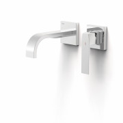 Смеситель для раковины Tres Slim Exclusive настенный однорычажный хром 20230003