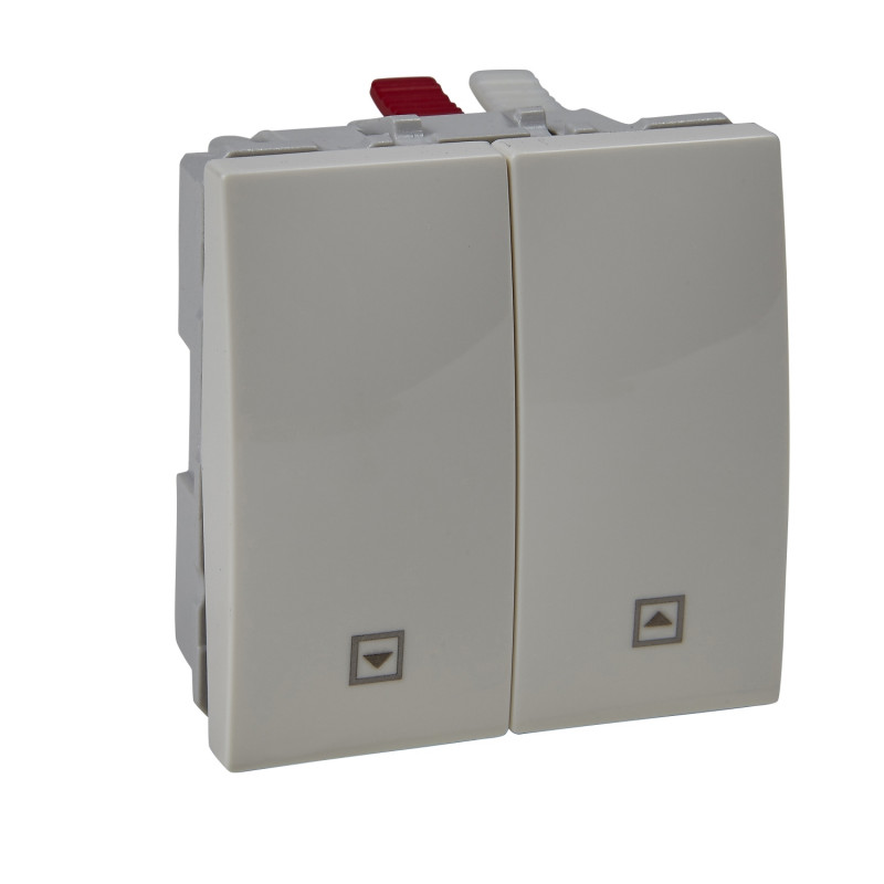 Вимикач для жалюзі Schneider Electric Unica 2 модуля слонова кістка MGU3.208.25