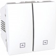 Выключатель для жалюзи Schneider Electric Unica 2 модуля белый MGU3.207.18