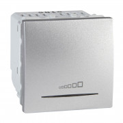 Светорегулятор Schneider Electric Unica нажимной универсальный алюминий MGU3.515.30