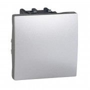 Выключатель Schneider Electric Unica 1-клавишный схема 1 алюминий MGU3.261.30