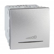 Светорегулятор Schneider Electric Unica нажимной универсальный алюминий MGU3.515.30