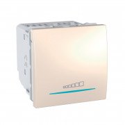Светорегулятор Schneider Electric Unica нажимной универсальный слоновая кость MGU3.515.25