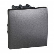 Вимикач прохідної Schneider Electric Unica 1-клавішний схема 6 графіт MGU3.263.12