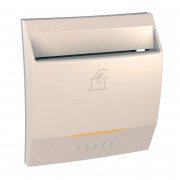 Вимикач Schneider Electric Unica картковий з індикацією слонова кістка MGU3.540.25