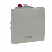 Кнопка звонка Schneider Electric Unica с символом Звонок слоновая кость MGU3.206.25C