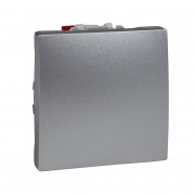 Выключатель Schneider Electric Unica 1-клавишный схема 6 алюминий MGU3.203.30