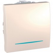 Выключатель перекрестный Schneider Electric Unica схема 7 с подсветкой слоновая кость MGU3.205.25N