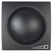 Светорегулятор для ламп накаливания и галогенных ламп Schneider Electric Unica поворотно-нажимной графит MGU3.511.12