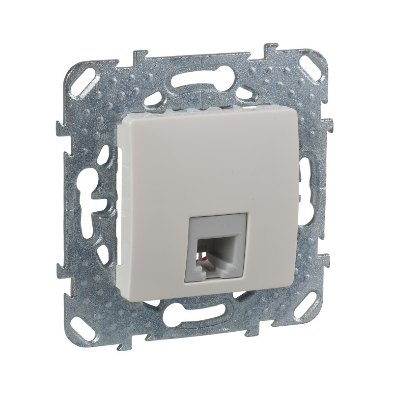 Телефонная розетка Schneider Electric Unica RJ11 4 контакта 2 модуля слоновая кость MGU5.492.25ZD