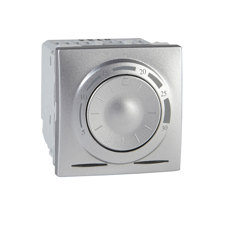 Термостат Schneider Electric Unica для кондиционера и систем отопления 8А алюминий MGU3.501.30