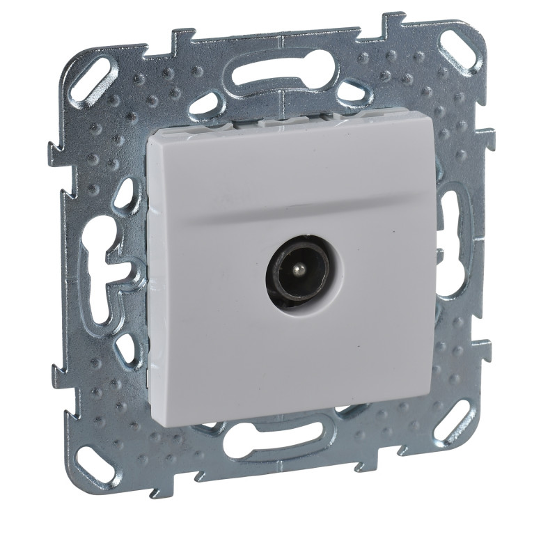 Розетка TV проходная Schneider Electric Unica белый MGU5.463.18ZD