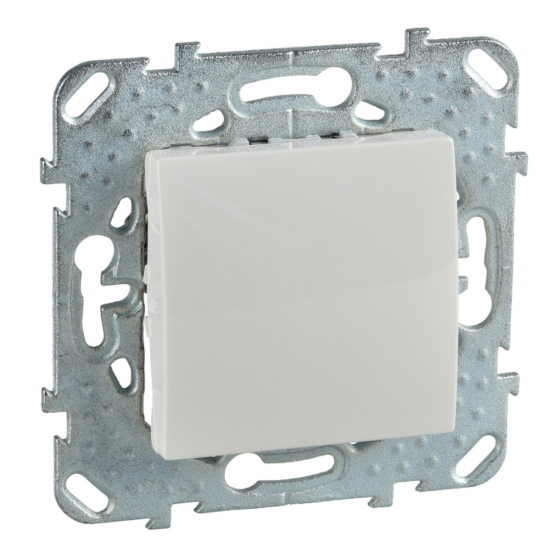 Вимикач Schneider Electric Unica кнопковий 1-клавішний слонова кістка MGU5.206.25ZD