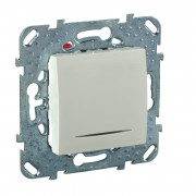 Выключатель Schneider Electric Unica схема 6 с индикацией слоновая кость MGU5.203.25NZD