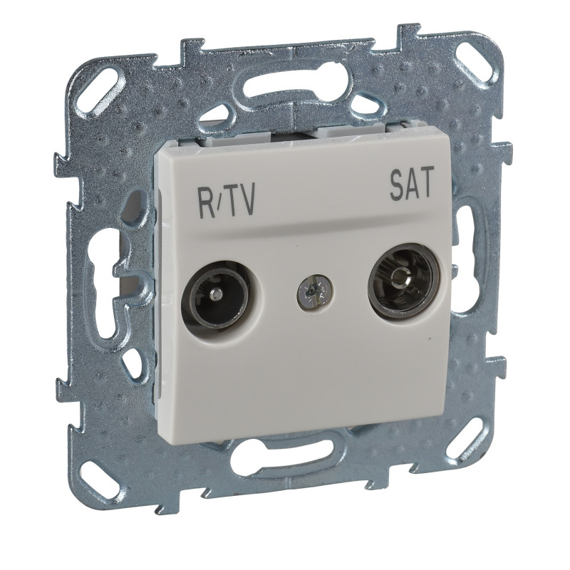 Розетка R-TV/SAT Schneider Electric Unica слонова кістка MGU5.454.25ZD