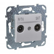 Розетка R-TV/SAT Schneider Electric Unica белый MGU5.454.18ZD