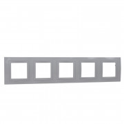 Рамка 5-постовая Schneider Electric Unica Basic белый MGU2.010.18