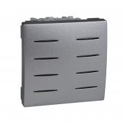 Звонок Schneider Electric Unica 2 модуля алюминий MGU3.785.30