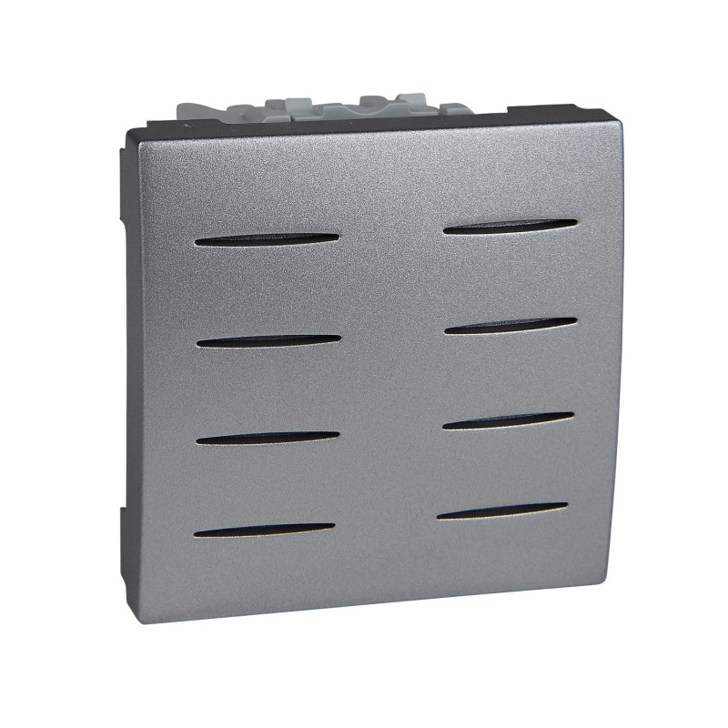 Дзвінок Schneider Electric Unica 2 модуля алюміній MGU3.785.30