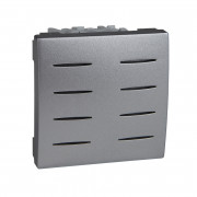 Звонок Schneider Electric Unica 2 модуля алюминий MGU3.785.30