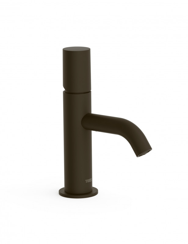 Змішувач для раковини Tres Study Exclusive одноважільний бронзовий чорний 26190301KMB