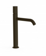 Змішувач для раковини Tres Study Exclusive високий одноважільний бронзовий чорний 26130701KMB