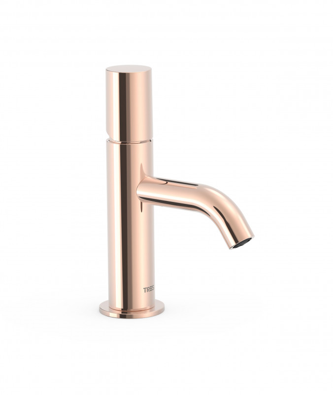 Змішувач для раковини Tres Study Exclusive одноважільний рожеве золото 26190301OP