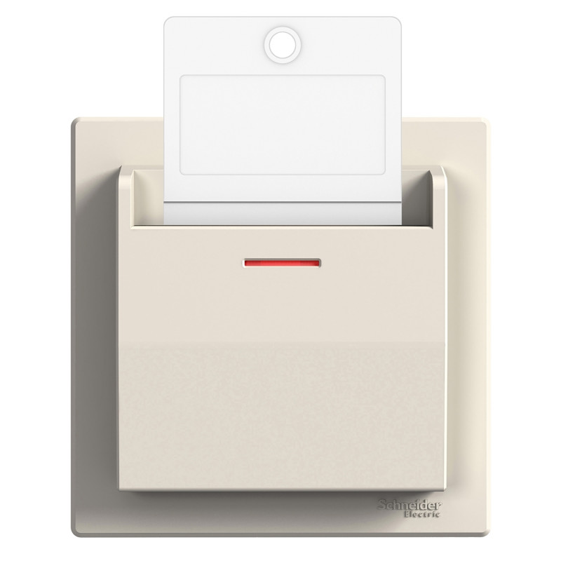Выключатель карточный Schneider Electric Asfora механический крем EPH6200123