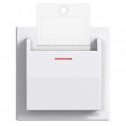 Вимикач картковий Schneider Electric Asfora механічний білий EPH6200121