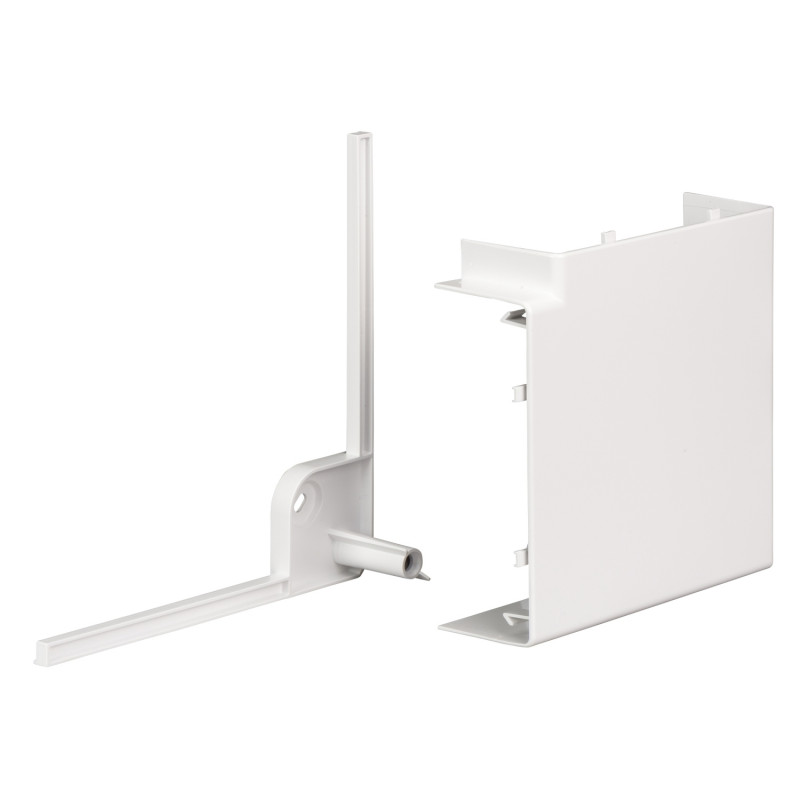 Угол плоский Schneider Electric OptiLine 45 кабель-канала 165х55 мм пластик белый ISM10403P