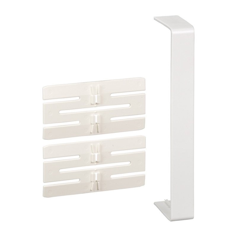 Накладка на стык Schneider Electric OptiLine 45 для кабель-канала 185х55 мм пластик белый ISM10506P