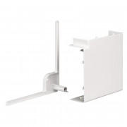 Угол плоский Schneider Electric OptiLine 45 кабель-канала 165х55 мм пластик белый ISM10403P